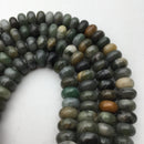 large hole chinese jade smooth rondelle beads