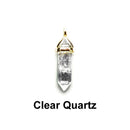 Pendulum Pendant Clear Quartz/Aventurine/Amethyst/Lapis/Tiger Eye Sold Per Piece