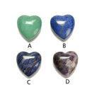 Green Aventurine/Lapis Lazuli/Sodalite/Amethyst Heart Size 40mm Sold by Piece