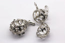 silver metal oil diffuser pendant teardrop
