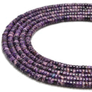 Purple Sea Sediment Jasper Heishi Rondelle Discs Beads Size 2x4mm 15.5'' per Strand