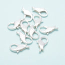 925 Sterling Silver Wings Shape Clasp Size 7x15mm Sold 3Pcs Per Bag
