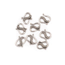 925 Sterling Silver Hook Clasp Size 8x10mm, 6pcs per Bag Sold by Bag