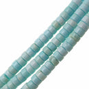 light blue turquoise Heishi Rondelle Discs beads