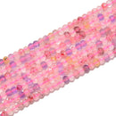 Super Seven Faceted Rondelle Beads Size 2x3mm 15.5'' Strand