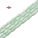 Natural Green Moonstone Full Teardrop Beads Size 6x16mm 15.5'' Strand