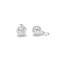 925 Sterling Silver Hollow Ball Charm Pendant Size 8mm 4pcs per Bag