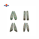 Green Sea Sediment Jasper Pyrite Inclusions Pendant Earrings Sold Per Pair