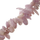 natural kunzite pebble nugget Sticks Points beads