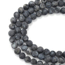 Larvikite Labradorite Matte Round Beads 4mm 6mm 8mm 10mm 12mm 15.5" Strand