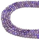 purple zircon faceted round