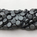 gray hematite matte shape beads