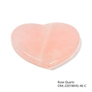 Natural Gemstone Heart Shape Coaster Size 10x85mm Sold by Piece