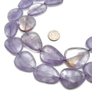 Ametrine Amethyst Irregular Oval Teardrop Beads 20x30mm 30x40mm 15.5" Strand