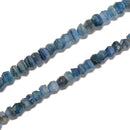 Light Blue Kyanite Irregular Faceted Rondelle Size 4x7-4x7mm 15.5'' Strand