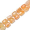 Citrine Faceted Rectangle Cylinder Drum Barrel Beads Size 12x16mm 15.5'' Strand