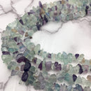 fluorite irregular nugget Chips beads