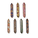 Mixed Bronzite Gemstone Double Terminated Point Size 15x100mm Sold By Piece