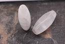 natural white selenite bottle shape