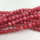 natural rhodochrosite smooth round