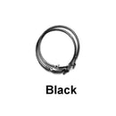 Large Pair Hoop Earrings Gold Gray Silver Black Pink Purple Green 3 Inches 80mm