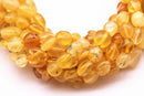 natural yellow opal pebble nugget beads