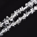 Natural Clear Quartz Chips Beads Size 5-6mm 7-8mm 15.5'' Strand