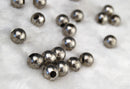 large hole antique silver plated base bronze beads