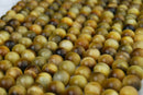 Golden Tiger's Eye Smooth Round Beads 4mm 6mm 8mm 10mm 12mm 15.5" Strand