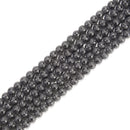 Black Agate Honeycomb Shiny Design Matte Round Beads 8mm 15.5" Strand