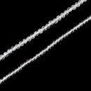 Natural Topaz Faceted Round Beads Size 2mm 3mm 4mm 15.5'' Strand