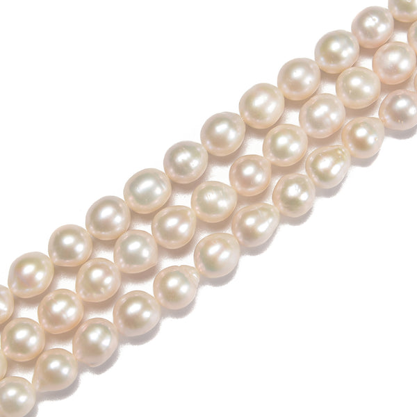 Fresh Water Akoya Pearl Drop Shape Beads Size 7x8mm 15.5'' Strand