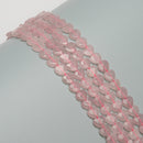 Natural Madagascar Rose Quartz Faceted Heart Shape Beads 10mm 12mm 15.5'' Strd