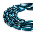 natural apatite smooth teardrop beads