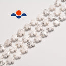 howlite flower shape beads