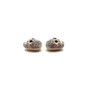 Resin with Rhinestone Skull Pendant Charm 11x16mm Sold Per Pair