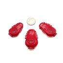 Red Bamboo Coral Hand Carved Vase Pendant Size Approx 20x35mm Sold Per Piece