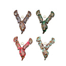 Bronzite Blue/Pink/Green/Purple Impression Jasper Leaf Pendant Beads 35x70mm