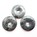 kambaba jasper donut circle pendant