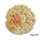 Multi-Brown Jade Hand Carved Pendant Size 60-65mm Eight Styles Sold by Piece