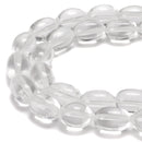 Natural Clear Quartz Full Oval Beads Size 10x14mm 12x16mm 15.5'' Strand