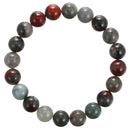 african bloodstone bracelet smooth round