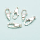 925 Sterling Silver Lobster Clasp Size 7x15mm 3Pcs Per Bag