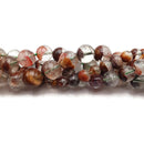 Phantom Garden Quartz Smooth Round Beads 6mm 7mm 8mm 9mm 10mm 11mm 15.5" Strand