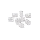925 Sterling Silver Cylinder Beads Size 3.6x5mm 16pcs per Bag