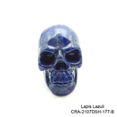 Sodalite / Lapis Lazuli / Labradorite/Jade Carved Halloween Skull Size 2''