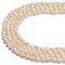 White Fresh Water Pearl Baroque Fireball Beads Size 9-11mm 15.5'' Strand