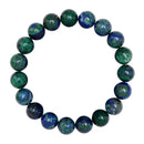 chrysocolla smooth round bracelet