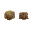 Natural Bamboo Coral Hand Carved Rose Pendant Approx 25mm 30mm Sold Per Piece
