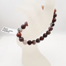 fossil jade bracelet smooth round